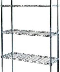 Kit Closet 2060010001 - estantería metálica 5 baldas, cromo, 180 x 90 x 35