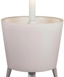 Keter Mesa Nevera iluminada para jardín, Blanco - Iluminada