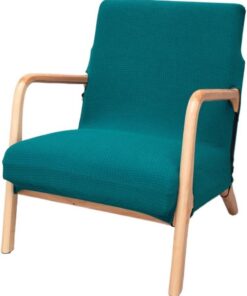 Funda de sofá elástica con reposabrazos, moderna funda protectora para sillón, ideal para decoración del hogar y hotel, se adapta a sillas de patas de madera