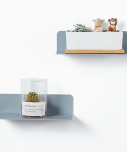 OAPRIRE Estante Flotante de acrílico para Montaje en Pared, Paquete de 2, estantes Adhesivos pequeños de 9 Pulgadas para habitación de niños, Dormitorio, baño, Cocina, Sala de Estar