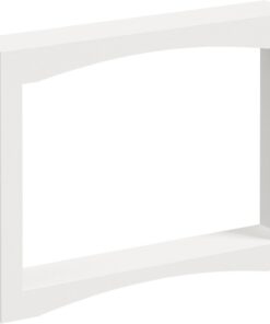 YATINEY Mesa de Consola Estrecha de 100 cm de Largo, Mesa Auxiliar Ultrafina, Decorativa Rústica, para Sala de Estar, Pasillo, Entrada, Blanco XCT19WT