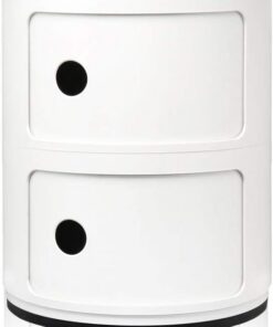 Kartell Componibile Elementos Componibles, Blanco, 32 x 40 x 33 cm, 2 Elementos
