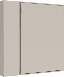 Itamoby Versia Sofà 140 - Cama plegable vertical francesa con 1 puerta izquierda Argilla