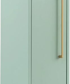 Schildmeyer 150415 Gloria - Aparador Alto, Color Menta/Dorado, 1 Puerta