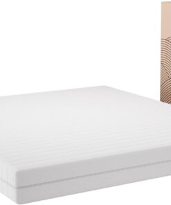 Novilla Colchones 90x190, Colchón de Espuma de 7 Zonas, Reversible Verano/Invierno, Funda de Colchón Extraíble y Lavable, Transpirable, Altura 14 cm