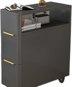 Mesa Decorativa Mesa Auxiliar ultraestrecha, aparador for sofá, gabinetes Laterales, Mesa de Esquina la Centro extraíble, gabinete Estrecho, Tipo sándwich