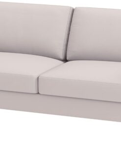HomeTown Market ¡Solo Funda de sofá! Funda de sofá de Tela Duradera Karlstad Three de 3 Asientos (¡no loveseat!) (Ancho: 205 cm) Reemplazo Compatible con IKEA Funda Karlstad (poliéster Lino Beige)