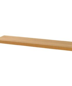 AKTIVE MAX Home Estante de Pared, 100 cm, Peso máximo 5 kg, Flotante, con balda Efecto Madera Roble Natural, Soportes Invisibles, para salón, Dormitorio, Oficina (18491)