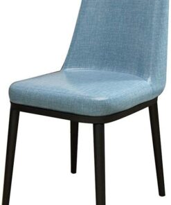 Sillas de Comedor Patas de Metal Sillas de Sala de Estar, Contador Lounge Ocio Americano Café Retro Salón Sillas Moderno Diseño Comedor Cocina Cocina,Blue2,B