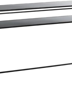HAKU Consola Negro, Metal - Dim.: AN 112 x AL 81 x P 28 cm, Estilo: Moderno
