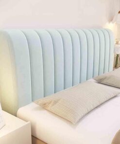 Funda para Cabecero de Cama, Acolchado Cabecera, Diseño Todo Incluido Prueba de Polvo Cabecero, Protector de Cabecero Cama para Decoración Dormitorio