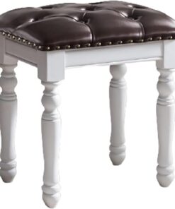 Taburete de tocador, silla de maquillaje acolchada para tocador, diseño simple y creativo para uso en dormitorio