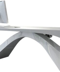 Mesa Ordenador Elegante Mesa de Jefe lacada en Blanco, Escritorio de Presidente Moderno y Sencillo, Escritorio Grande Creativo, Escritorio de Oficina Escritorio Gaming(180 * 80 * 75cm)