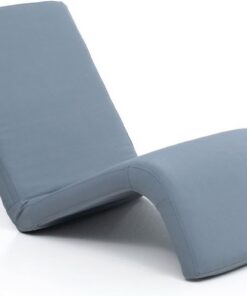 Hanah Home Moderno Columpio de jardín, Color Gris, Estructura 100% de Metal y Funda Resistente a la Intemperie, Respaldo Ajustable en 14 Posiciones, 145 cm de Largo