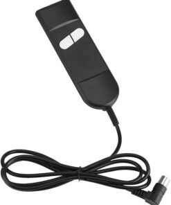 TOPINCN Mando a Distancia con Control Manual de 5 Pines, Múltiples Usos Conector de 2 Botones Control Manual para Sillas Elevadoras Sillón Reclinable Eléctrico