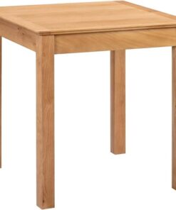 Hallowood Hereford - Mesa de Comedor Cuadrada de Madera Maciza, 75 x 75 cm, Parte Superior HRE-TAB750