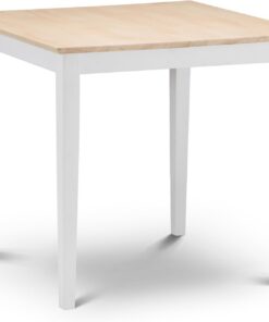Julian Bowen Mesa de comedor extensible Rufford, marfil/natural