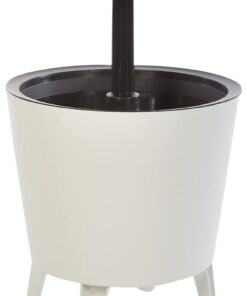 Keter Cool Bar - Mesa Nevera para Exterior y Jardín, Capacidad 30 L, 45 latas, de 52 x 42 x 52 cm, Marrón