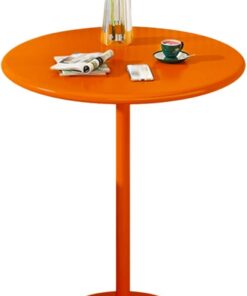 Mesa de Bar de café, mesas Altas Modernas para Pub, Mesa de Comedor de Cocina pequeña, mesas Altas para computadora, Mesa de cóctel de Metal para Fiesta en la Sala de Estar (tamaño: 40x40x50