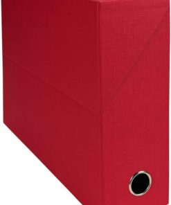 Exacompta 89525e recinto transferencia toilée 9 cm rojo