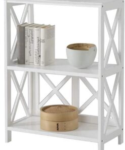 Kit Closet 2070030001- estantería victoria de 3 baldas, blanco, 77 x 60 x 30