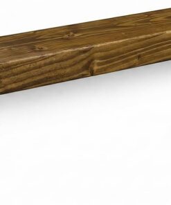 MKGT Estante de radiador sin taladro, estante estrecho rústico delgado para pasillo (roble Tudor, 60 cm)