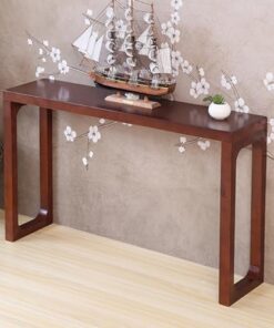 Genérico Mesas Consola con Almacenamiento, Escritorio para Pasillo, Mesa Auxiliar Estrecha, Mesa Consola de Madera - Mesa Auxiliar Estrecha para sofá de Entrada, Mesa Auxiliar Rectangular para pasill