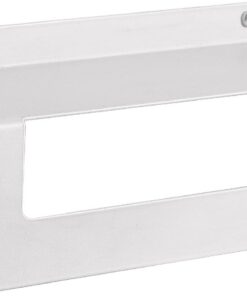 Gedy Cleo Estante baño Doble función, Estante Ducha, repisa para baño, toallero baño, toallero Pared, Blanco Mate, Acero Inoxidable AISI 304, 30 x 10 x 9,5 cm, Impermeable