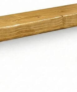MKGT Estante de radiador sin taladro, estante estrecho rústico delgado para pasillo (pino rústico, 50 cm)
