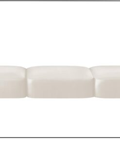 Yates Home Funda de piel sintética para sofá o sofá, funda elástica a prueba de agua, funda para asiento de RV, funda protectora para sofá o sofá, repuesto para sala de estar (3 piezas, marfil)