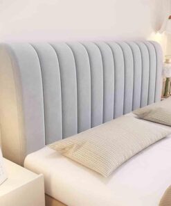 Funda para Cabecero de Cama, Acolchado Cabecera, Diseño Todo Incluido Prueba de Polvo Cabecero, Protector de Cabecero Cama para Decoración Dormitorio