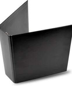 Djois, 10284 – Archivador Multimedia para Fundas Perforadas de CD, DVD, BLU-Ray y Juegos de Consola, Capacidad 25 Fundas – Fundas No Incluidas – Solución de Almacenamiento Compacta, Negro