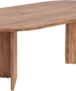 Hanah Home Elegante Mesa de café, Pino atlántico, 119 x 39,8 x 60 cm, 100% melamina, 18 mm de Grosor, Salas y Espacios de Vida Modernos