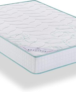 Dormio Ortopédico - Colchón Viscoelástico adaptable, Multiacolchado, Antideformaciones, Medida 90x190. Tratamiento antiácaros y antibacterias. Fabricado en España.