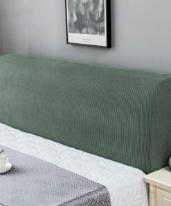 Duories Funda Elástica Protectora para Cabecero de Cama, Acolchado para Dormitorio