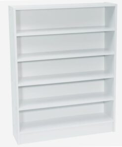 WERKA PRO Mueble de estantería Blanca con 5 estantes