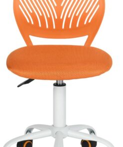 FurnitureR Silla de Escritorio, Silla giratoria ergonómica sin reposabrazos, Silla de Oficina Ajustable en Altura con Ruedas, cómoda Silla de Trabajo para Oficina en casa, Dormitorio y Estudio