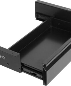 VIVO DESK-AC03A-B - Cajón deslizante extraíble para debajo del escritorio de 40 cm sin carcasa para escritorio de oficina, organizador de almacenamiento para estación de trabajo, color negro,