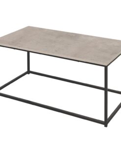 AKTIVE MAX Home Mesa Auxiliar 90x48x40 cm, Peso máximo soportado 20kg, Efecto Cemento, Mesas de Centro, Café, para Salón, Comedor, Oficina (18517)