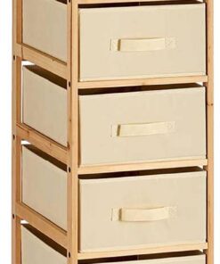 San Ignacio Mueble Ancho 5 cajones Color Crema colección KIPIT