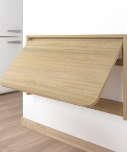 Mesa Plegable De Pared, Escritorio para Espacios Pequeños, Hojas Abatibles para Comedor, Sala, Estudio, Cocina, Cena, Bar, Lavadero