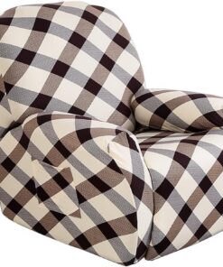 Funda para sofá reclinable Funda elástica para sillón de Descanso 4 Piezas Funda elástica para sillón reclinable, sillón de Masaje(Amor Profundo)