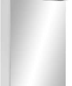Schildmeyer Gloria 148443 - Armario con Espejo, Color Blanco, 72,3 x 50,4 x 16 cm