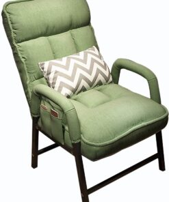 Sillón reclinable Moderno con Respaldo Ajustable y reposapiés para Sala de Estar y Dormitorio, Silla reclinable de Ocio para el hogar