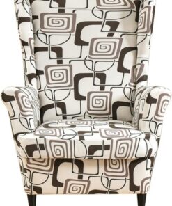 Fundas de sillón orejero elástica 1 Plaza Funda para sillas de Orejas 2 Piezas Cubre Sillón Fundas para sillas con Respaldo de alas