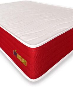 Matnature | EcoNature | Colchón Antibacterial | High Resilience Confort Alta Densidad | Reversible Invierno-Verano | Antiácaros (90 x 180 cm)
