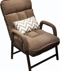 Sillón reclinable Moderno con Respaldo Ajustable y reposapiés para Sala de Estar y Dormitorio, Silla reclinable de Ocio para el hogar