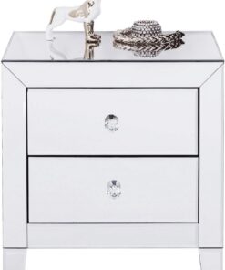 Kare Design 2 Design Cómoda Luxury, plata 50 x 49 x 41cm