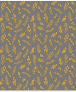 Coloray Alfombrilla de Escritorio de Vinilo Gaming Antideslizante de Ratón 90x45 cm Protección de Escritorio Largo para Teclado - Ramas amarillas