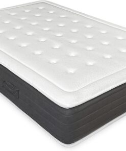 mattfy - Colchón Viscoelástico Alma 90 x 190 cm, Firme y Confortable, Antiácaros, Antibacterias e Hipoalergénico